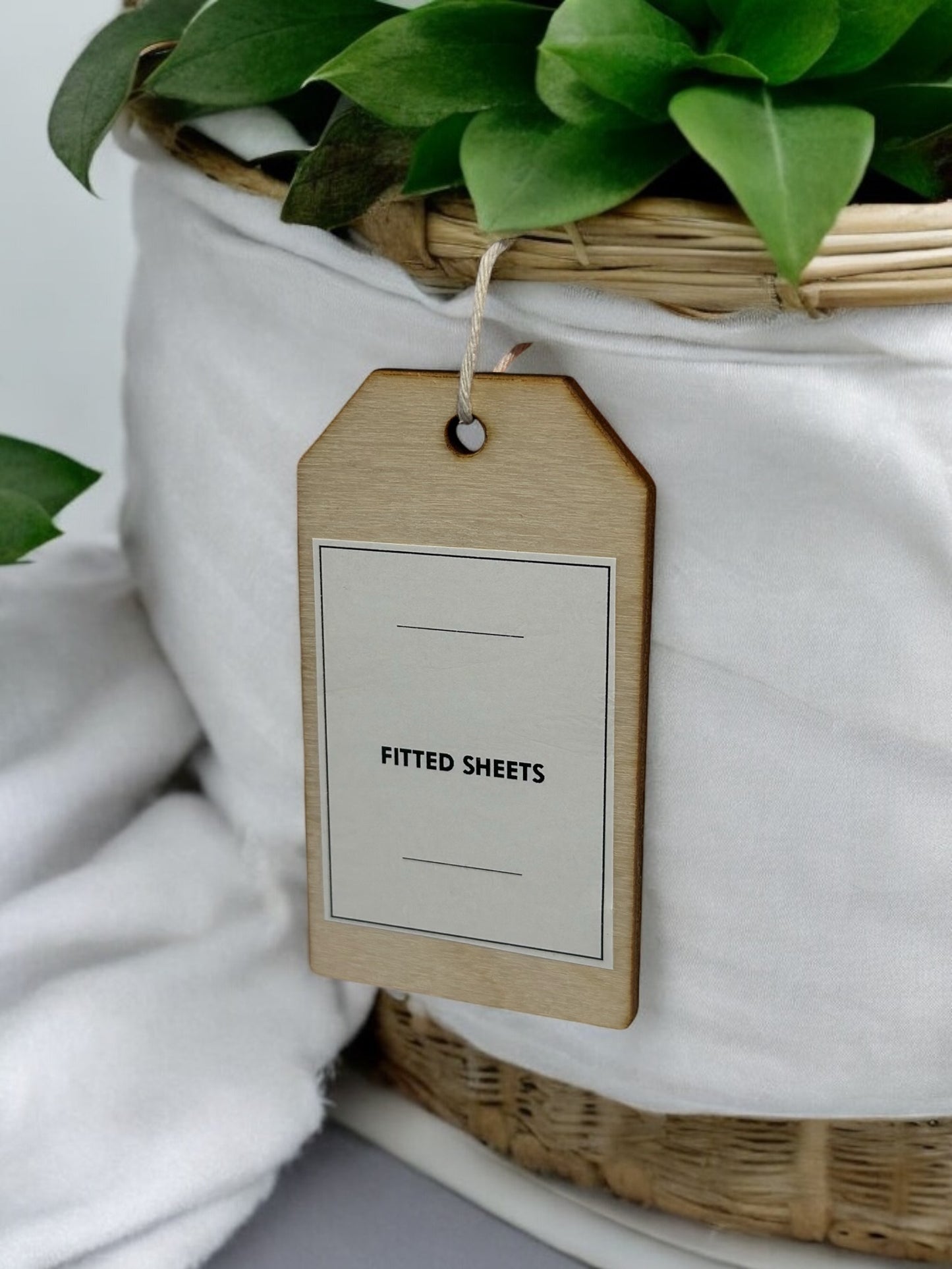 Organisation Plywood Labels