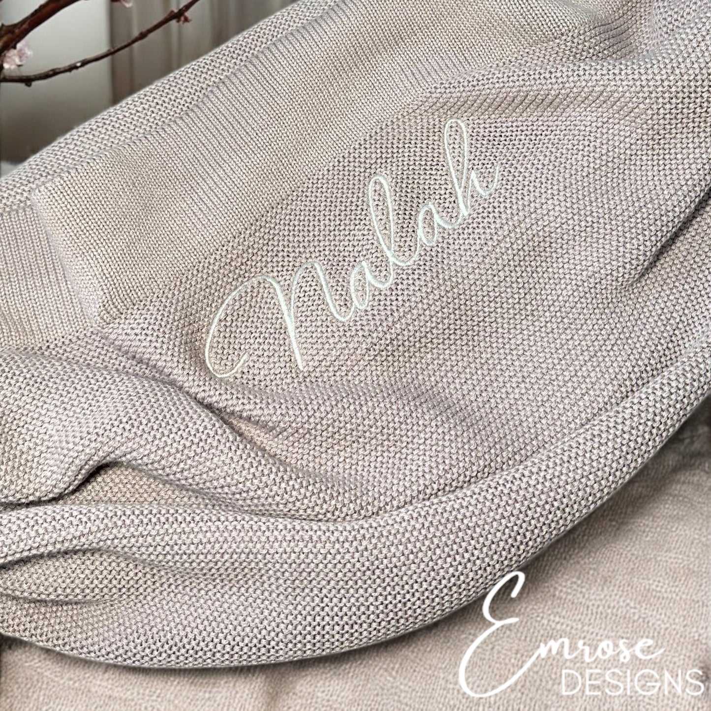 Knitted Blanket - Personalised