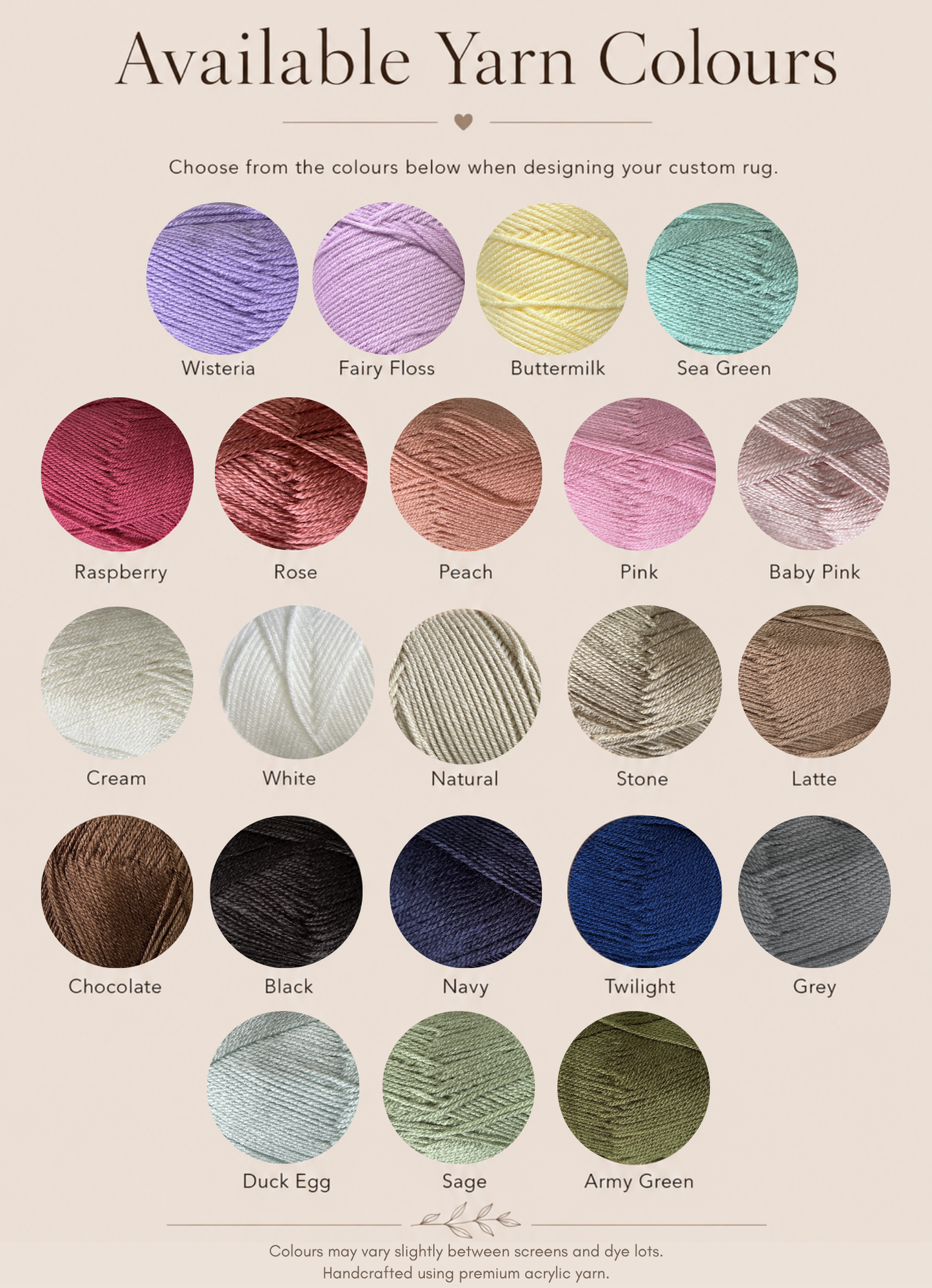 Custom Keepsake Rug