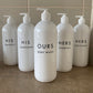 Personalised Bathroom Bottles