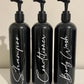 Personalised Bathroom Bottles