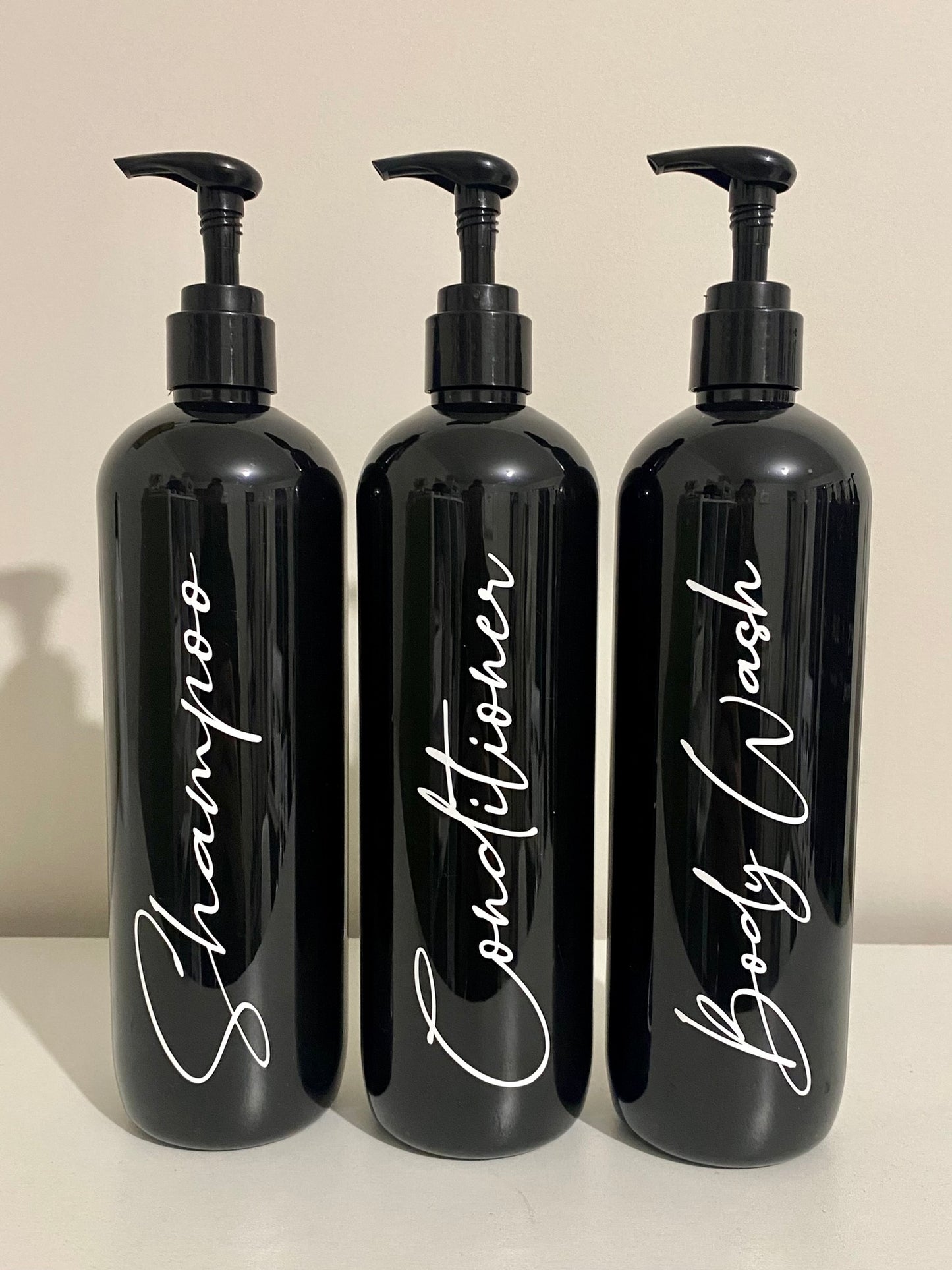 Personalised Bathroom Bottles