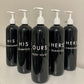 Personalised Bathroom Bottles