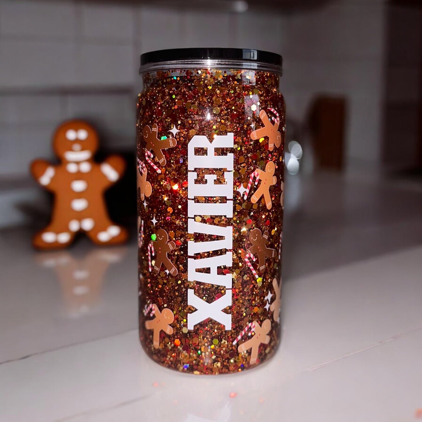 Christmas Glitter Tumblers