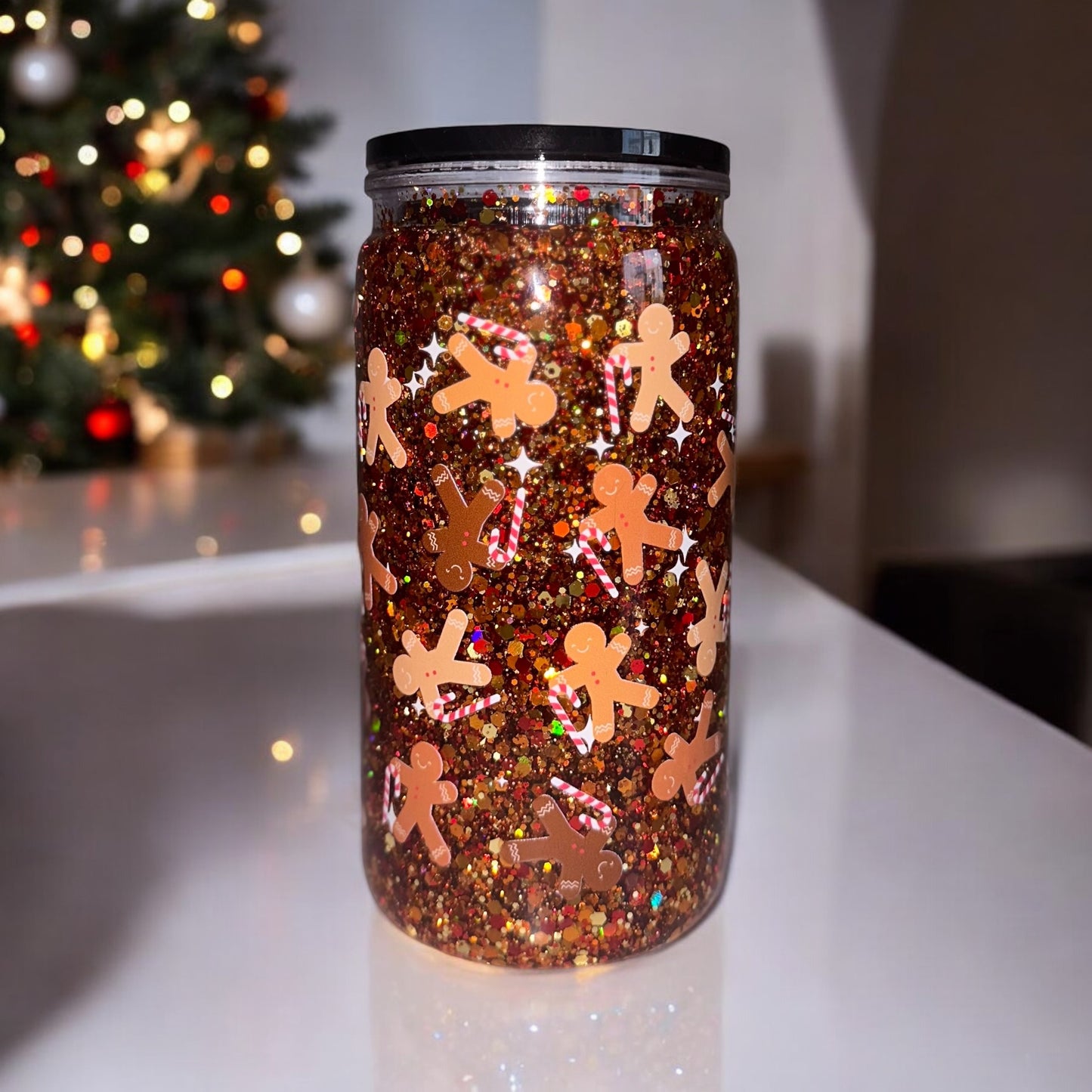 Christmas Glitter Tumblers