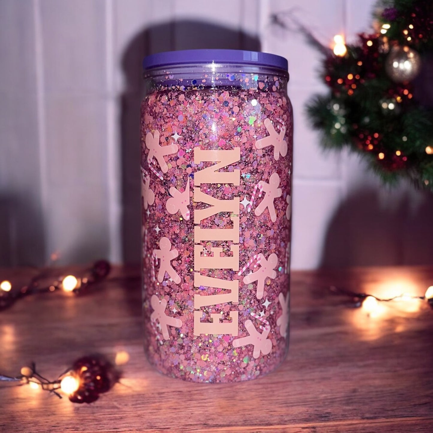 Christmas Glitter Tumblers