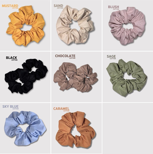 Cotton Scrunchies