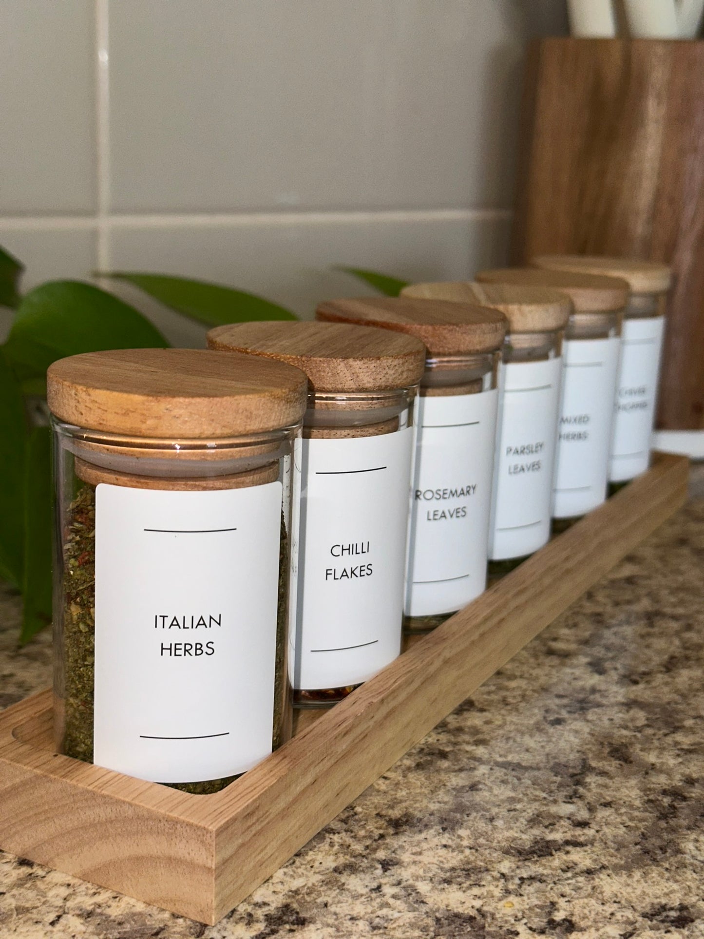 Organisation Spice/Pantry Labels