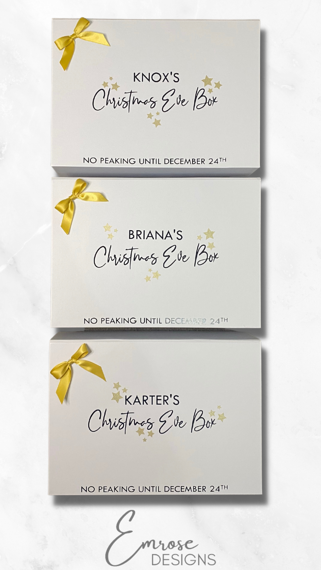 XMAS Christmas Eve Boxes