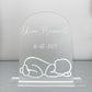 Acrylic Baby Plaque with stand